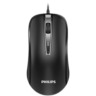 Philips SPK7214 wired photoelectric mute mouse business office laptop desktop computer mouse wholesale