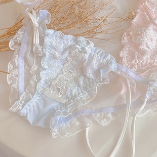 plus size panties women fat mm200 kg pure wind lace sexy new ladies and girls cotton crotch high split
