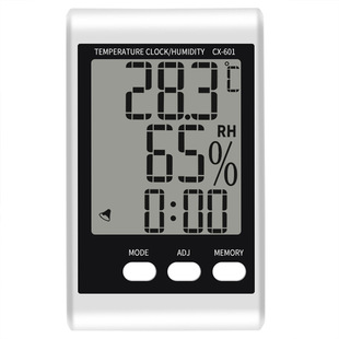 Industrial Temperature and Humidity Meter Laboratory Electronic Precision Thermometer Breeding Greenhouse Display Indoor Household Special Table