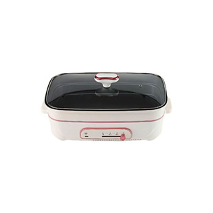 Household Electric Frying Cooking Pot Electric Frying Pot Barbecue Multi-function Integrated Pot Large Capacity Electric Hot Pot
