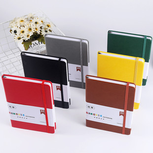 Color-changing Pu strap notebook high-end a5 notepad elastic band business notebook printable logo