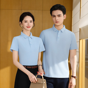 Polo Shirt Custom Work Clothes Printing Logo Army Green Lops Short Sleeve T-Shirt Custom Tooling Advertising T-Shirt