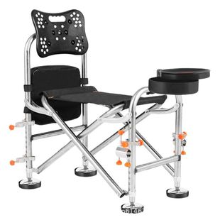A3 stainless steel 13-stage fishing chair folding reclining portable table fishing chair fishing tackle fishing stool fishing folding chair
