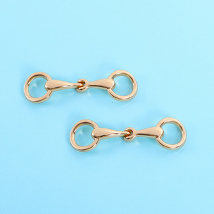 Medium and High-grade Shoe Flower Shoe Buckle Shoe Needle Eye Buckle Accessories Zinc Alloy Metal Chain Loafers Zipper Pull Head Accessories