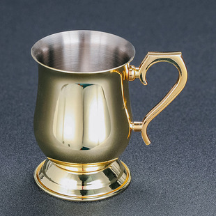 304 Stainless Steel Cocktail Cup Mug Spirit Cup Champagne Cup Drum Creative Fire Goblet Spot Cross-Border