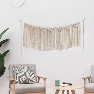 Ins Style Handmade Woven Tapestry Bohemian Bedroom Wall Decoration Kindergarten Partition Curtain