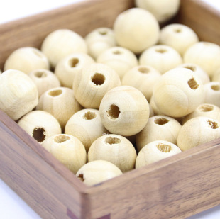 Manufacturer camphor wood production hollow diameter 1.8CM camphor wood beads solid camphor wood ball camphor ball