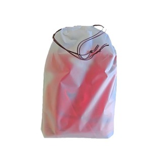 In stock drawstring drawstring bag transparent clothes shoes storage packaging bag socks clothing plastic drawstring bag