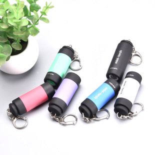 Мини-фонарик сильный свет светодиодное освещение для девочек детей дома usb зарядка пластиковый фонарик для ключей свет
