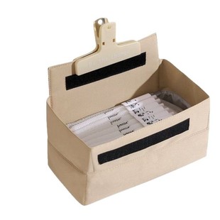 Ins Cute Flip Canvas Pencil Bag Student High-value Pencil Bag Creative Large Capacity Double-layer Stationery Storage Bag