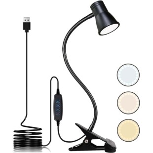 Horn light portable tattoo lamp beauty face tattoo eyebrow grafting eyelash nail lighting usb table lamp desktop clip