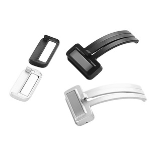 Samsung Galay Silicone Magnetic Watch Buckle watch4/5Pro Black Metal Folding Buckle Smart Watch Buckle