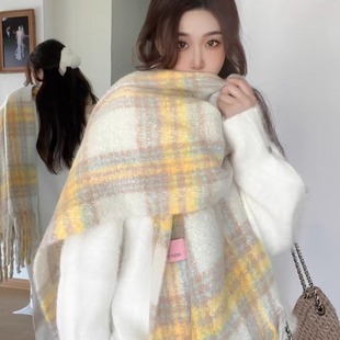 New Ullet Winter Fashionable Scarf Autumn and Winter Cold-proof Warm Season Internet Celebrity 2024 Explosions High-energy Scarf