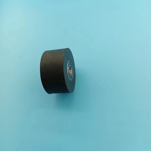 Flat wheel roller furniture doors and windows showcase track accessories plastic coated POM nylon bearing pulley 8*40*20