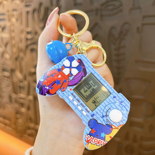 Creative Pocket Tetris Game Keychain Pendant Portable Bag Accessories Toy Gift Wholesale