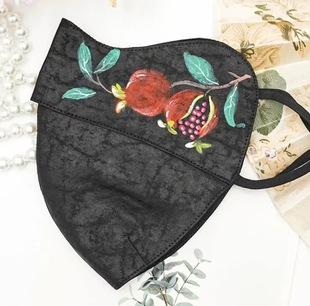 Hand-painted Xiangyun Veil Mask Double-layer New Chinese-style Sunscreen and Exlonged Eye Corner Female Veil Mask