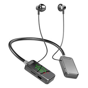 Hanging-neck wireless Bluetooth headset with ear return half in-ear sports stereo headset Bluetooth long endurance mobile phone