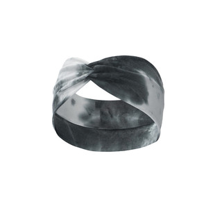 Cross-border European and American Fashion Tie-dye Sports Headband Yoga Stretch Hair Band New Knot Cross Wide-brimmed Headband Headwear