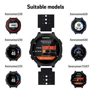 Применимо к Jiaming Forerunner235/620/735XT Круглый отверстие двухцветный силиконовый ремешок S5 S6 Замена браслета