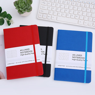 Amazon cross-border notebook elastic strap notepad can be printed with special edition dot matrix inner page can be printed with exclusive logo