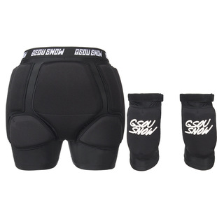 New Ski Guard Set Full Knee Pad Anti-fall Mat Women's Single Board Double Board Outdoor Equipment Ski Hip Protection for Men
