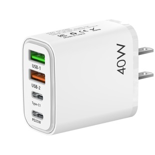 Pd40 w трансграничный новый мобильный телефон зарядное устройство QC3.0 быстрая зарядная головка 2U 2C Многопорная зарядная головка