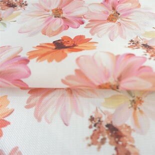 New Granular Bottom Small Square Spring Garden Jacquard Printed Fabric Women's dress Dress Bag Clothing