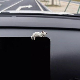 Cat Car Screen Small Ornaments Car Central Control Doll Car Decoration Doll Car Mini Xiao Mao