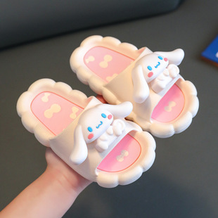 Sanrio для девочек, Нескользящие студенческие туфли на толстой подошве, милые сестры, детские тапочки, большой мальчик, куломи