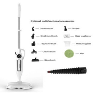 10-in-1 Steam Mop with Swivel Mop Head Three Speed Multifunctional