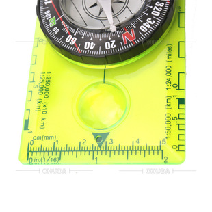 Factory Direct multi-functional 361 chopsticks needle with scale ruler, magnifying glass, angle ruler, lanyard
