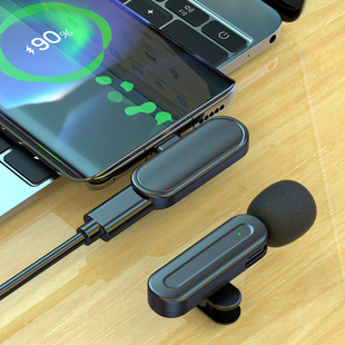 Cross-border explosions Bluetooth mini tie clip microphone with goods live radio noise reduction mobile phone wireless tie clip microphone