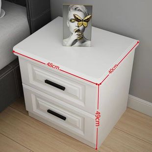 # Solid Wooden Bedside Table Simple Modern Bedroom Household Multi-functional Small Cabinet