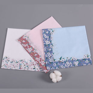 Small Handkerchief Women's Carry-on Sweat Wipe Old Style Cotton Handkerchief Pure Cotton Adult Sweat Wipe 7080 s Nostalgic Sweat Towel
