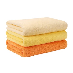 Pure Cotton Towel Bath Towel Twelve Plain Color Gift Set Absorbent Household Soft Long-staple Cotton Face Towel for Men and Women Factory