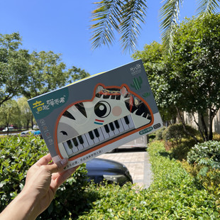 Children's Cartoon Piano Electronic Piano Boys and Girls Early Education Educational Toys Frog Dinosaur Kitten Electric Toys