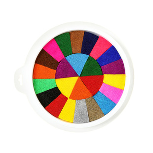 Kindergarten Children's Color Finger Painting Ink Pad Student Washable Painting Pigment Tray Rubbings Graffiti Handprint Tray