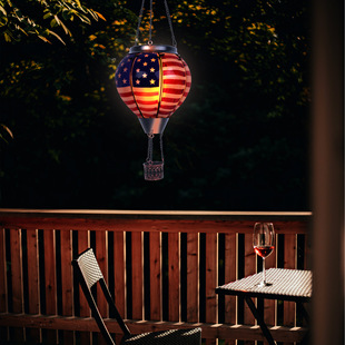 Cross-border Hanging Solar Lanternhuwai Lantern Outdoor Solar Hanging Glass