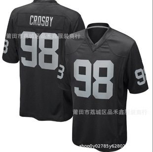 Рейдеры #4 CARR 17 # ADAMS 98 # футбольная майка CROSBY