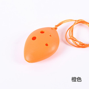 Pottery flute 6-hole treble C plastic/plastic pottery flute student entry musical instrument scenic campus small musical instrument