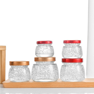 Bird's Nest Bottle High Temperature Resistant Cooking Glass Bird's Nest Bottled Sealed Honey Bottle Jam Bottle Milk Frozen Fish Gum Empty Bottle
