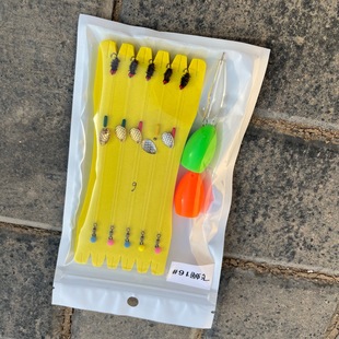 Luya fish scales melon seeds Sequins Fly hook does not hurt the thread set horse mouth white strip fake bait bug fish hook tied Thread Group