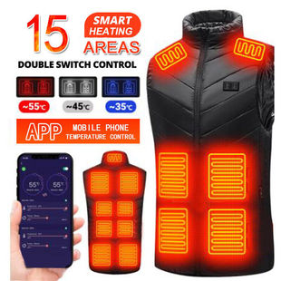 Cross-border Heating Vest Smart USB Temperature Control Heating Vest Men's and Women's Electric Heating Clothing Charging Constant Temperature Popular Vest