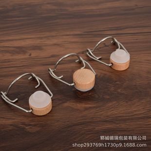 Cross-Border Beer Bottle Swing Lid Home-Brew Sealed Stainless Steel Buckle Enzyme Glass Bottle Swing Lid Spring Lid