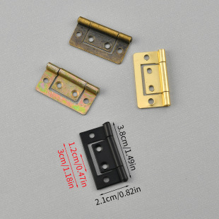 Jingmao -1011 mother iron hinge packaging box hardware accessories foreign trade hinge small 38*21mm