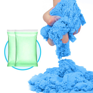 Aoyu children's space sand toy pull sand amusement park thousand silk cotton sand genuine goods starry sky magic color sand wholesale