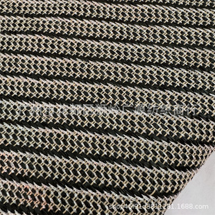 PP Grass Bright Line Woven Twill Jacquard Gold and Silver Line Interwoven Mesh Woven Shoe Bag Material Decorative Fabric