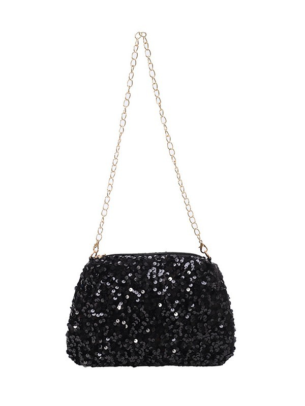 Women's 2025 New Style Sequined Mini Bag, Niche Style, High-Quality Shoulder/Crossbody Bag, Elegant and Simple Chain Mini Square Bag