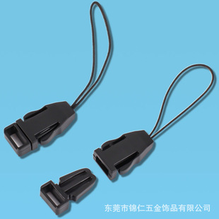 Manufacturers plastic aircraft buckle mobile phone hanging rope buckle double groove double buckle double lantern webbing camera strap turn lightning buckle