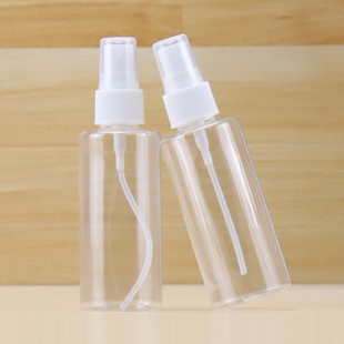 80ml transparent pet plastic spray bottle round shoulder spray bottle sunscreen makeup spray bottle perfume alcohol spray bottle wholesale